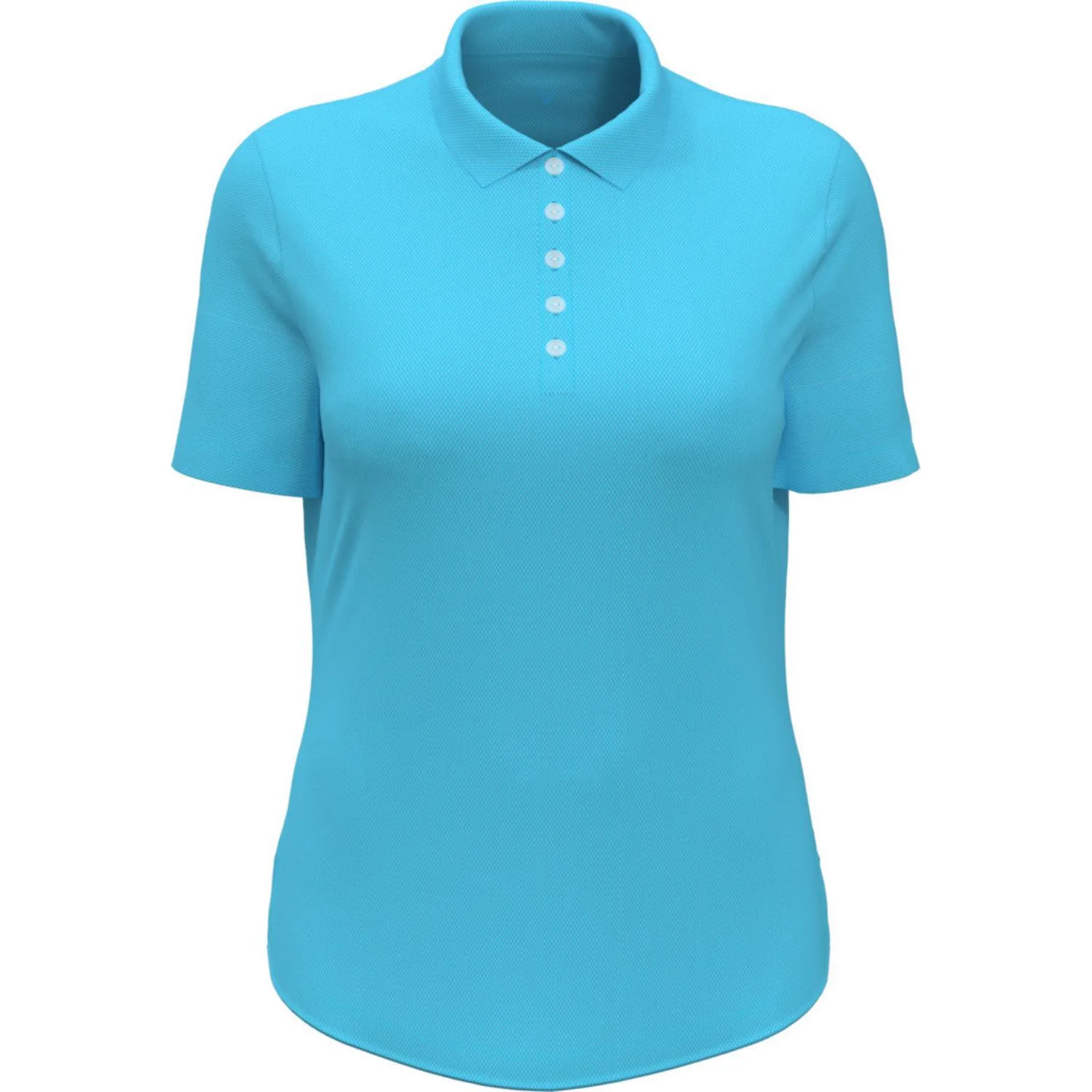 Callaway® Birdseye UPF 50+ Women's Cooling Polo Shirt with Custom Logo view 7