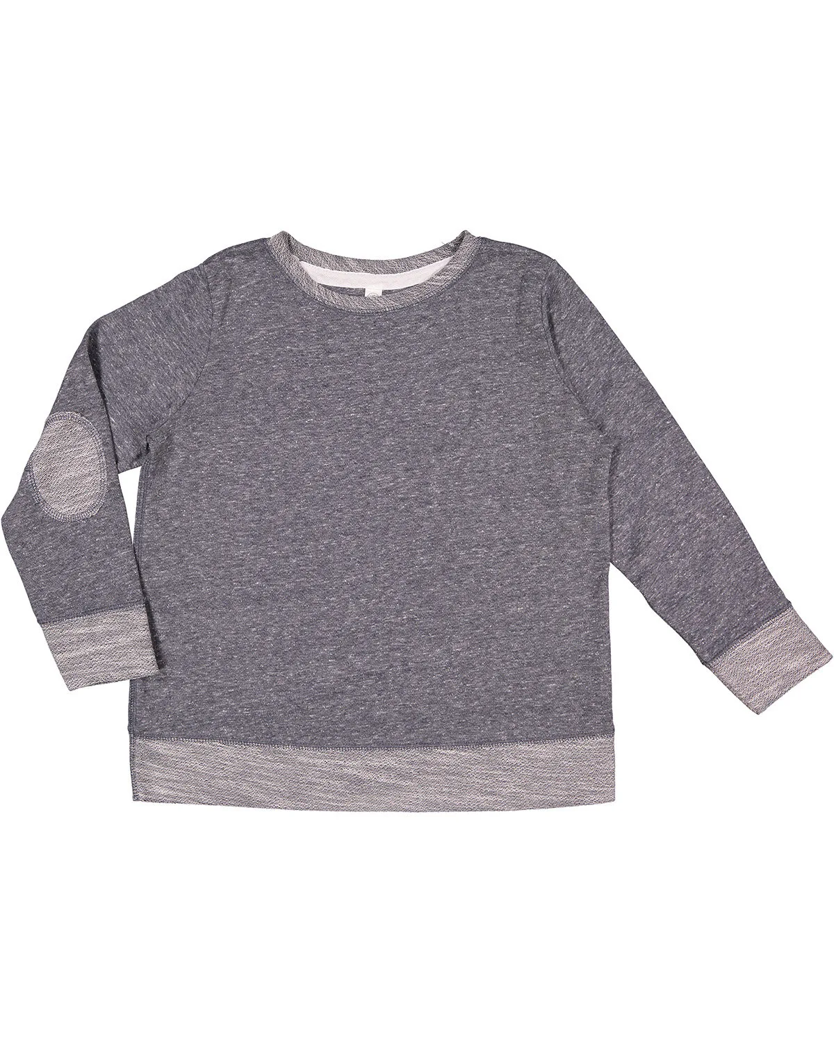 LAT Youth French Terry Long Sleeve Crewneck Sweatshirt view 4