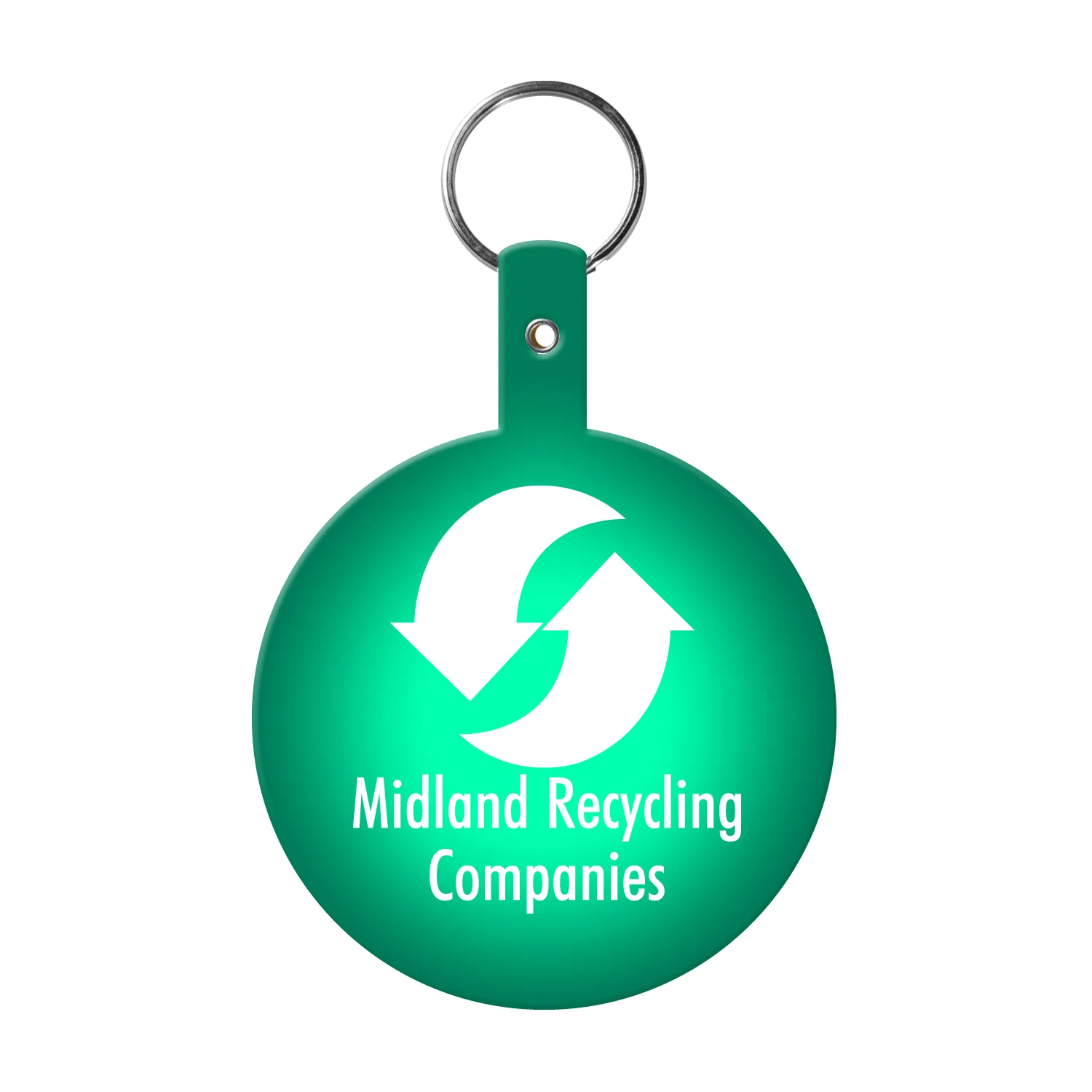 Large Circle Flexible Key Tag view 5