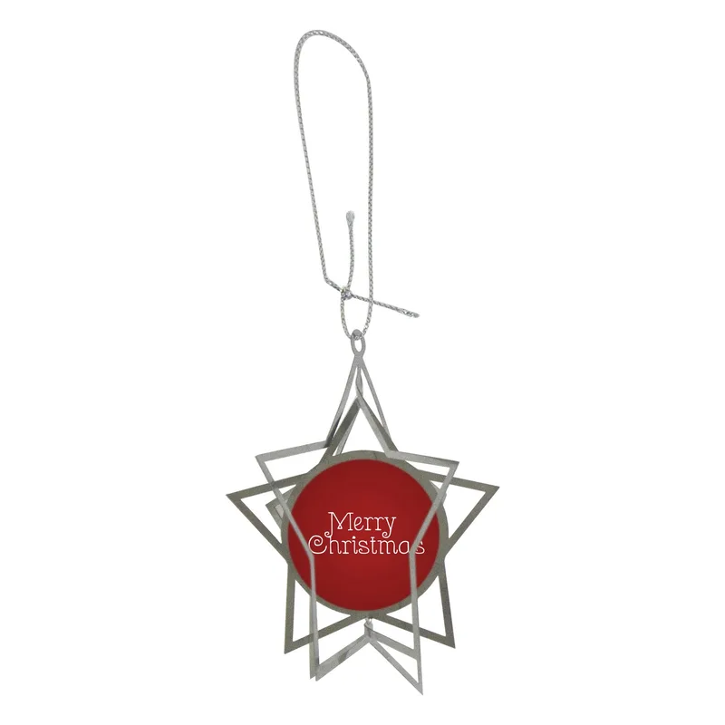 Express 3" Star (3D) Holiday Ornament (Domestically Produced) view 2