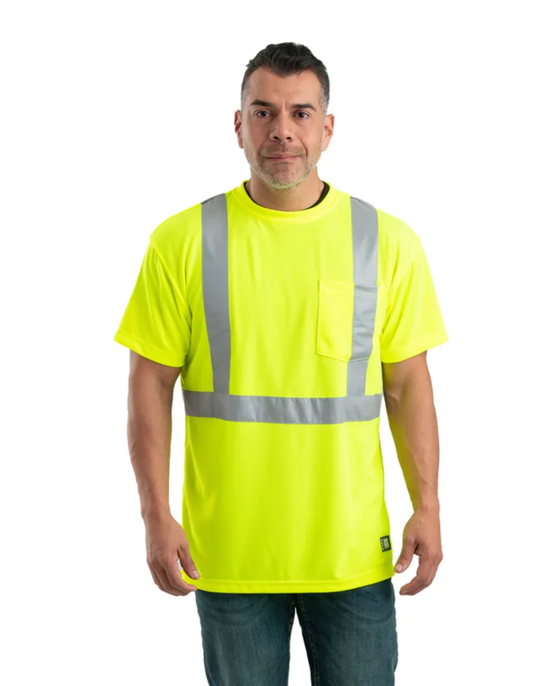 Berne® Apparel Men's Hi-Vis Class 2 Performance Pocket T-Shirt