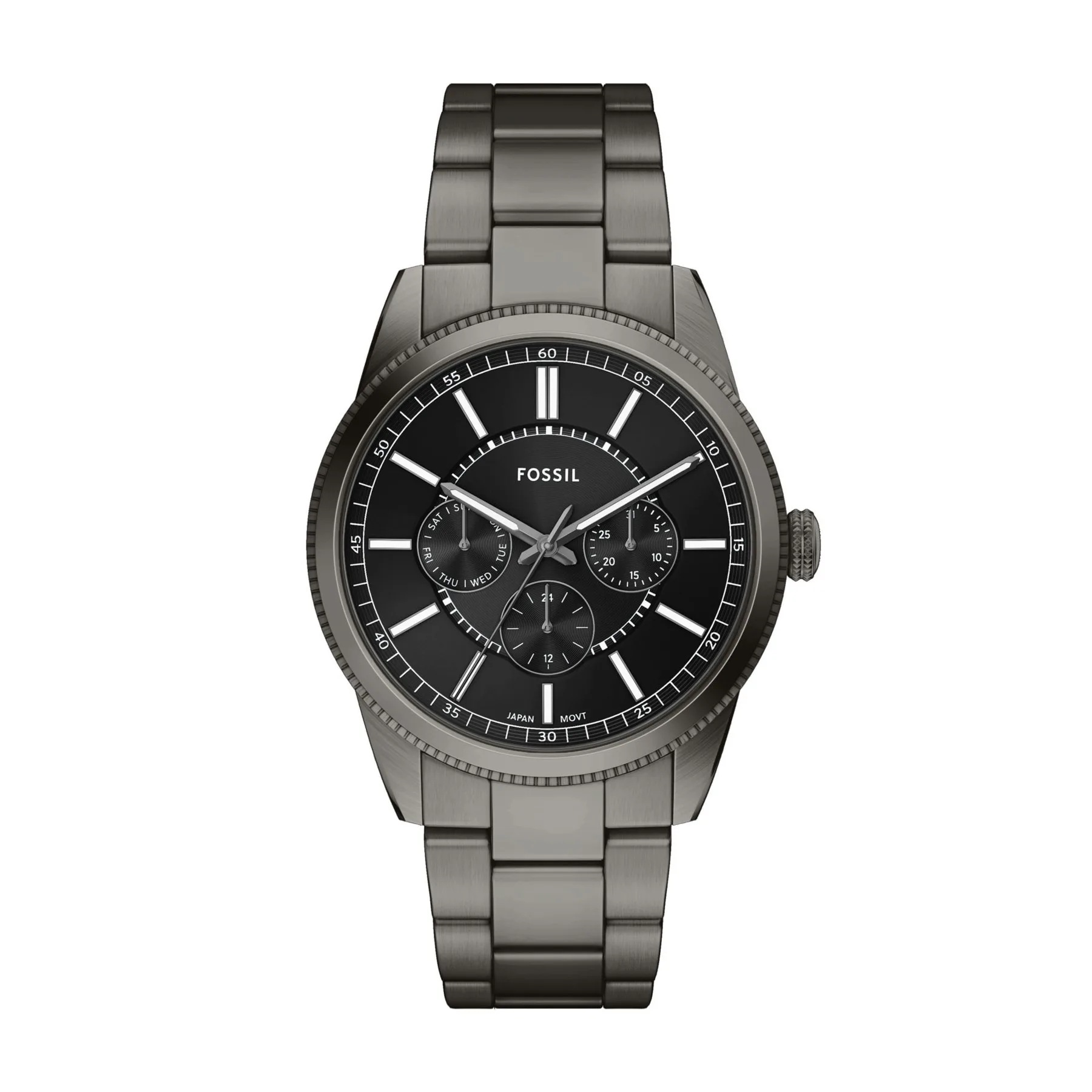 Fossil Men's Pearson Multifunction Gunmetal Stainless Steel Watch