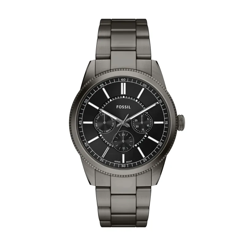 Fossil Men's Pearson Multifunction Gunmetal Stainless Steel Watch
