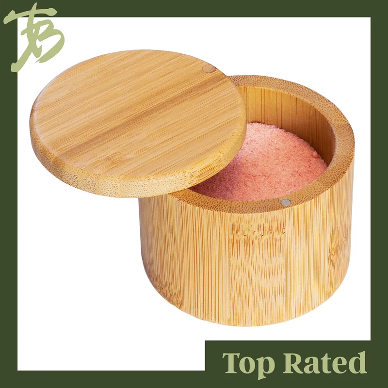 Round Salt Box w/Magnetic Swivel Lid