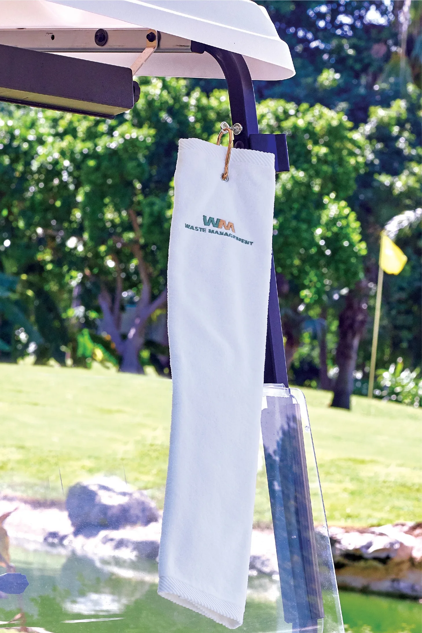 Turkish Signature™ Midweight Golf Towel (White)