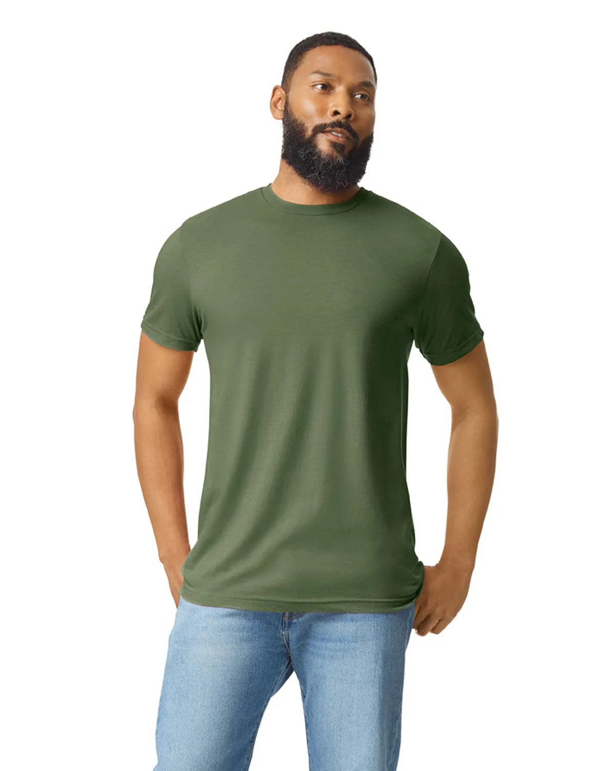 Gildan Adult Softstyle CVC T-Shirt view 2