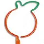 Orange Inkbend Standard, Bent Pen