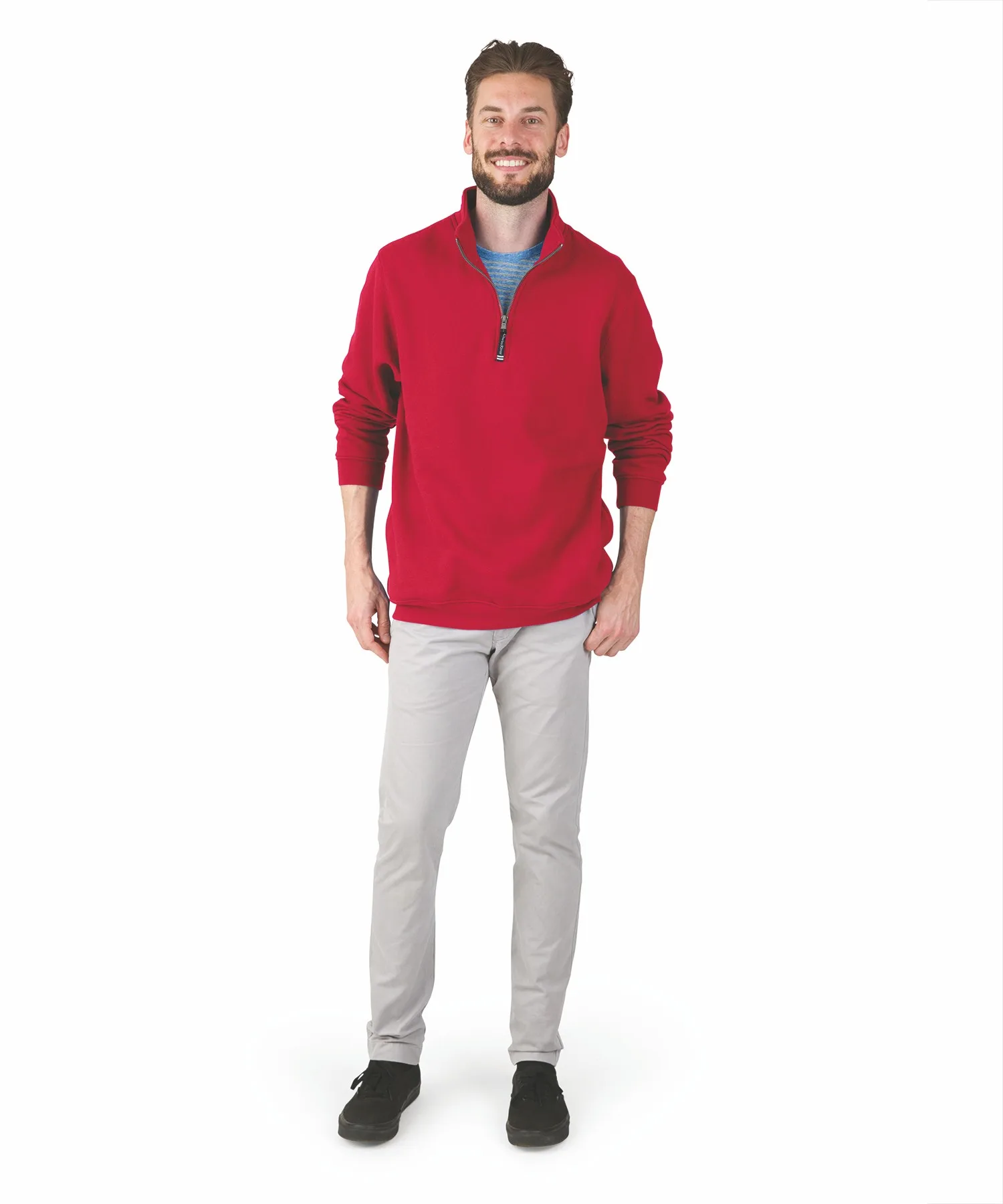 Red Blank Front Lifestyle