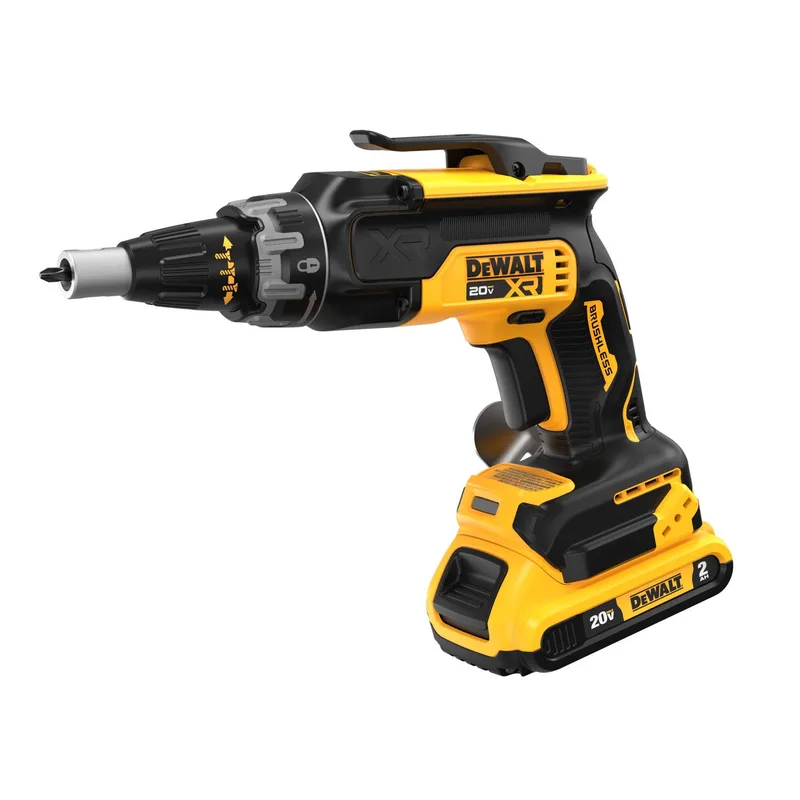 DeWalt 20V Max Xr Brushless Drywall Screwgun Kit W/ 2.0Ah Battery