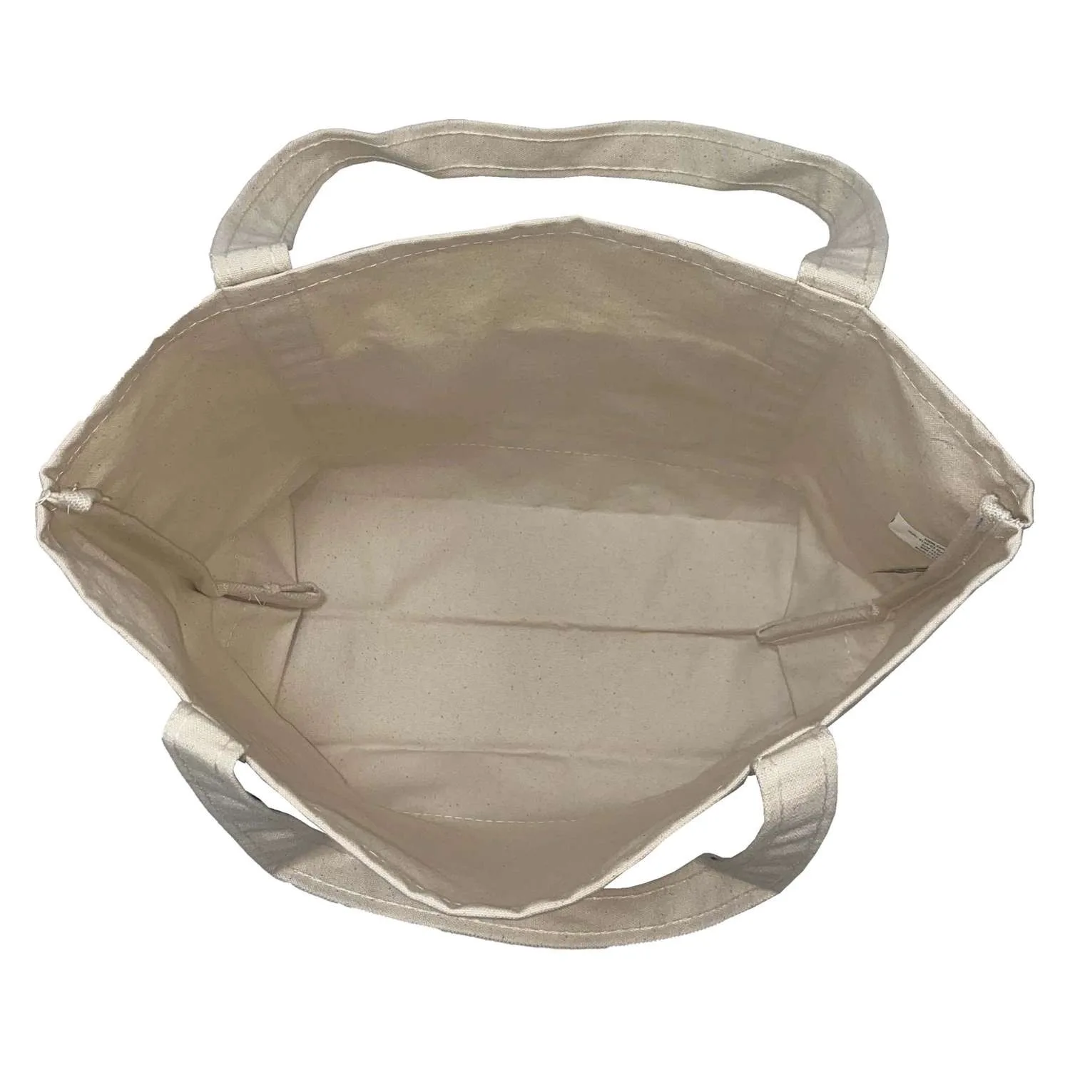 Open Canvas Boat Bag with Embroidery view 3