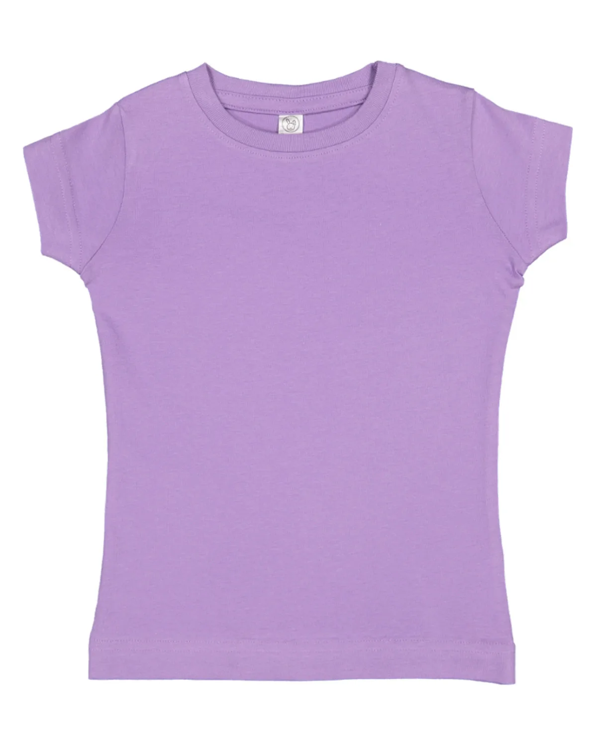 Rabbit Skins Toddler Girls' Fine Jersey T-Shirt view 5