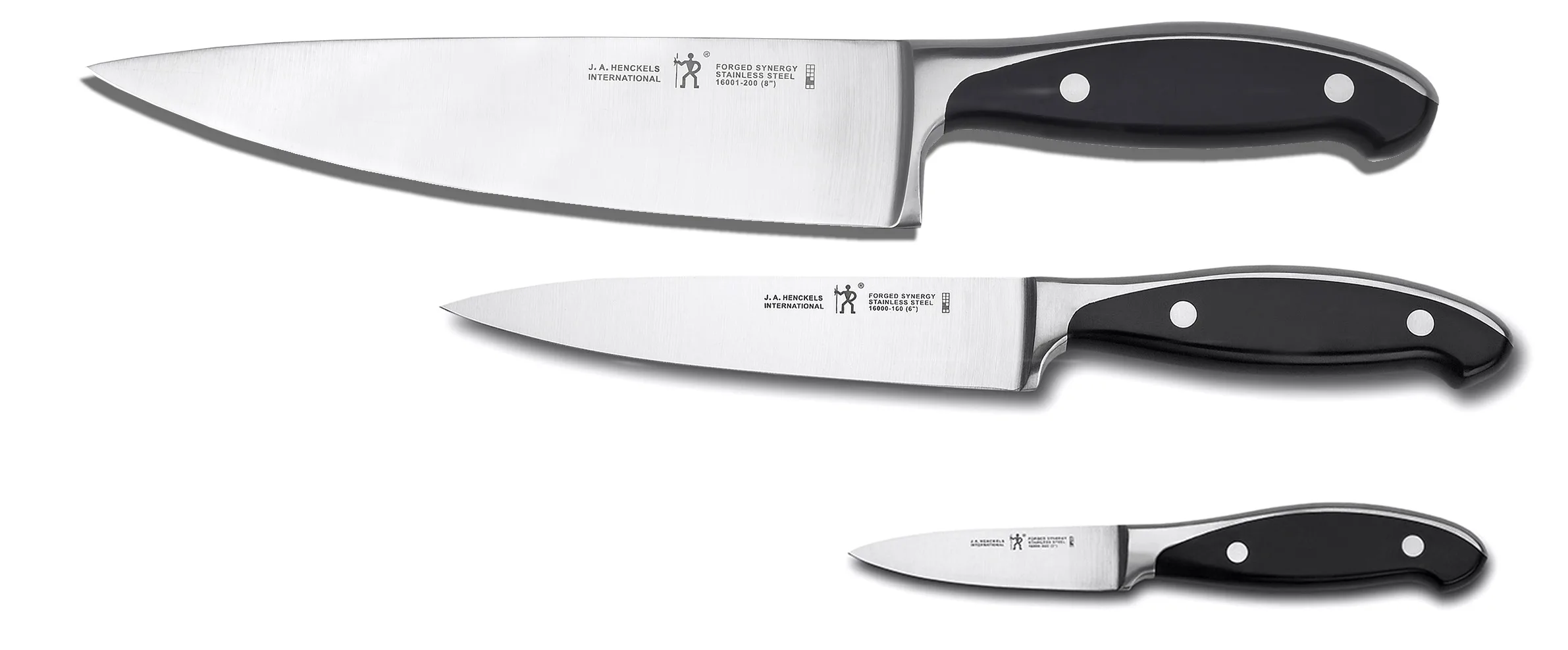 JA Henckels Forged Synergy 3-Piece Starter Knife Set