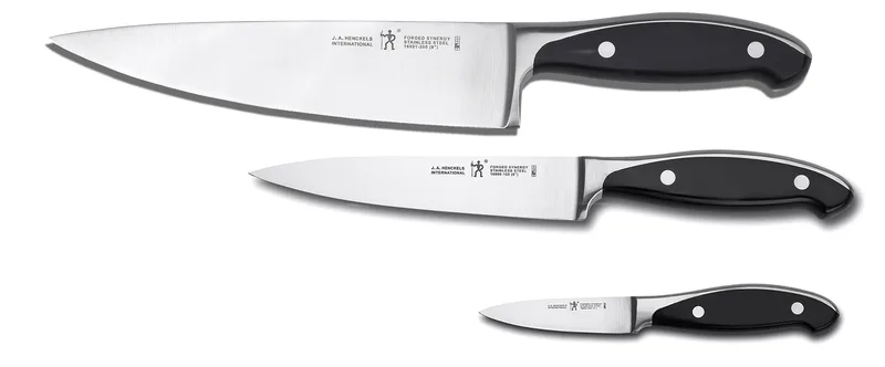 JA Henckels Forged Synergy 3-Piece Starter Knife Set
