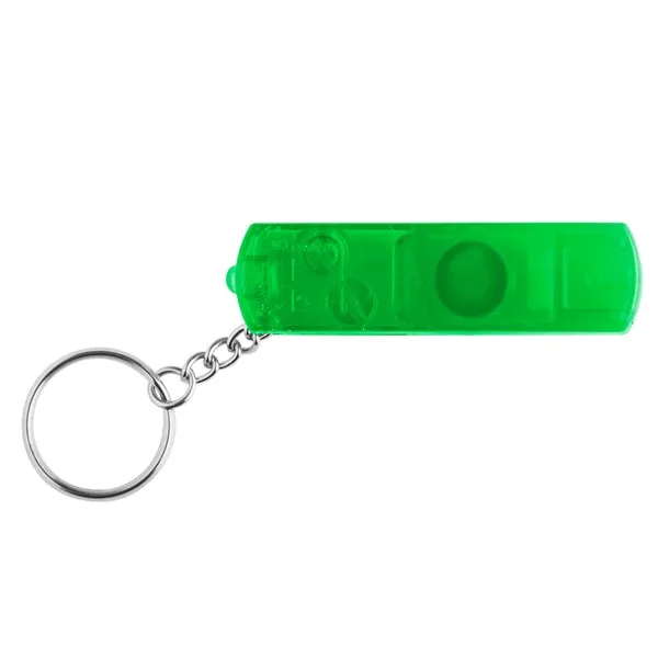 Whistle Keychain Light With Compass view 2