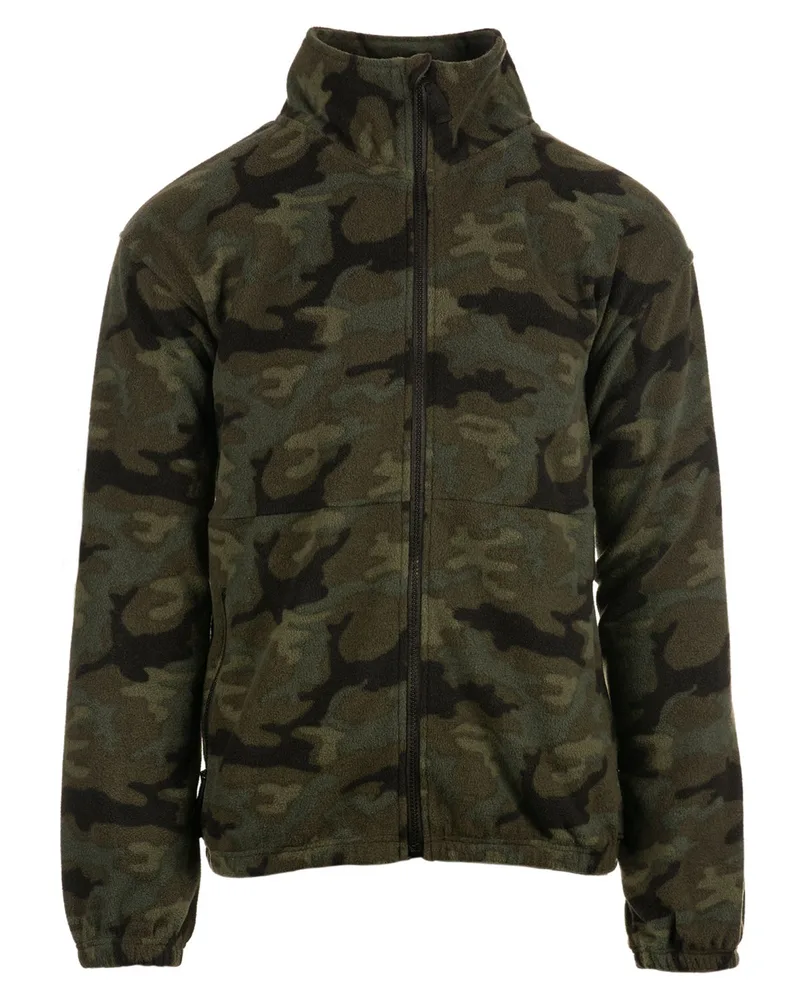 Burnside Men's Full-Zip Polar Fleece Jacket view 2