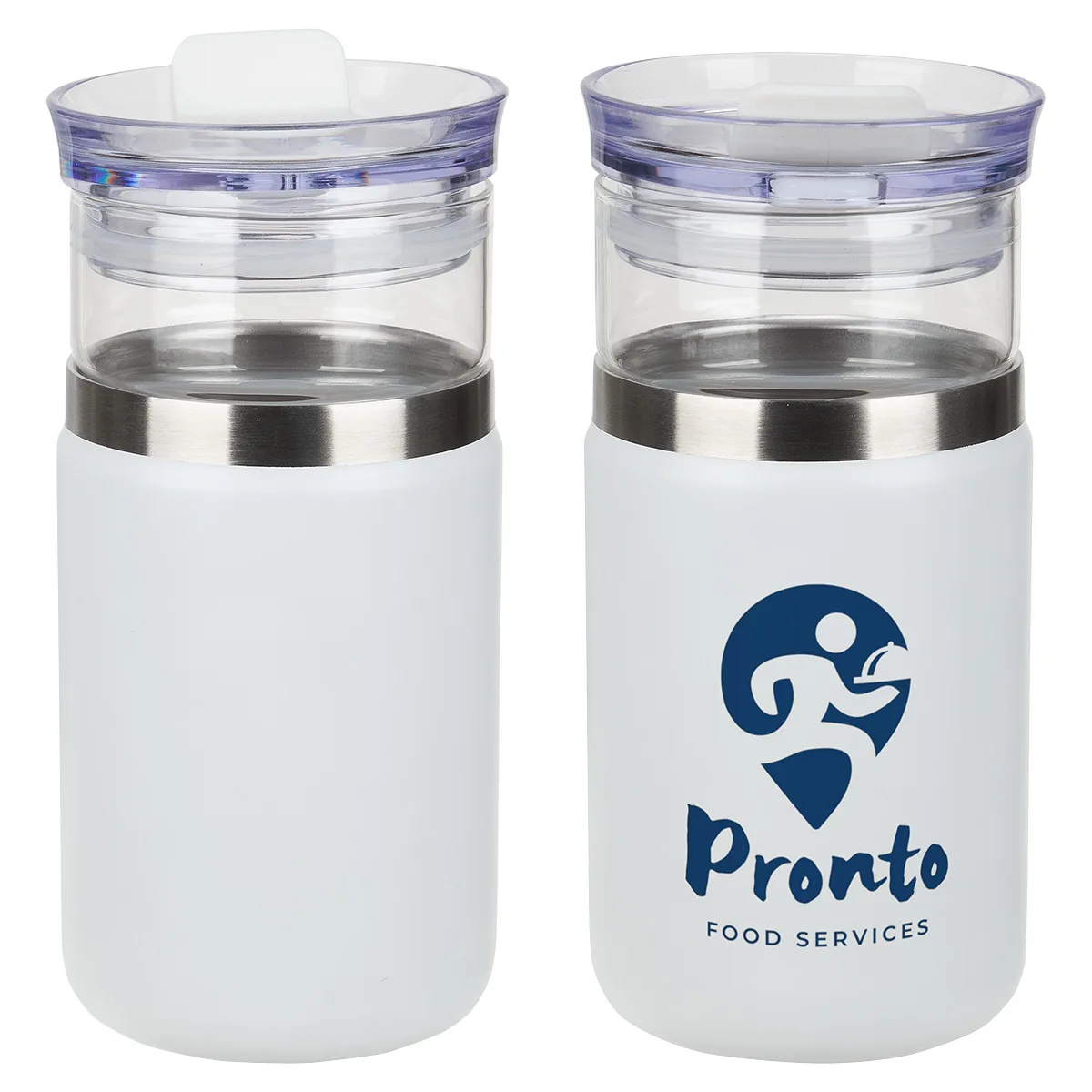 Tamari 12 oz Glass Tumbler & Vacuum Insulated Cooler view 6