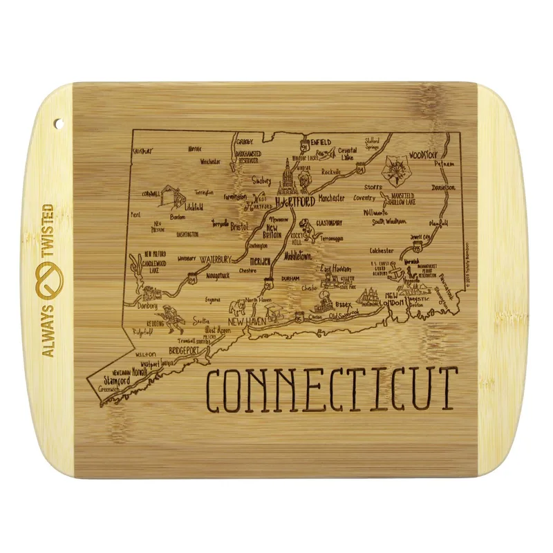 A Slice of Life Connecticut Serving & Cutting Board