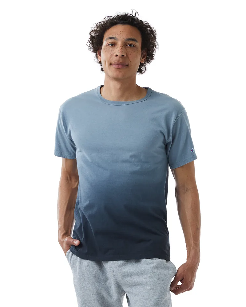 Champion Unisex Classic Jersey Dip Dye T-Shirt view 3