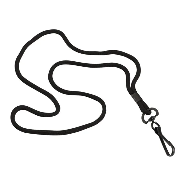 1/8" Polyester Cord Lanyard with Swivel Snap Hook view 2