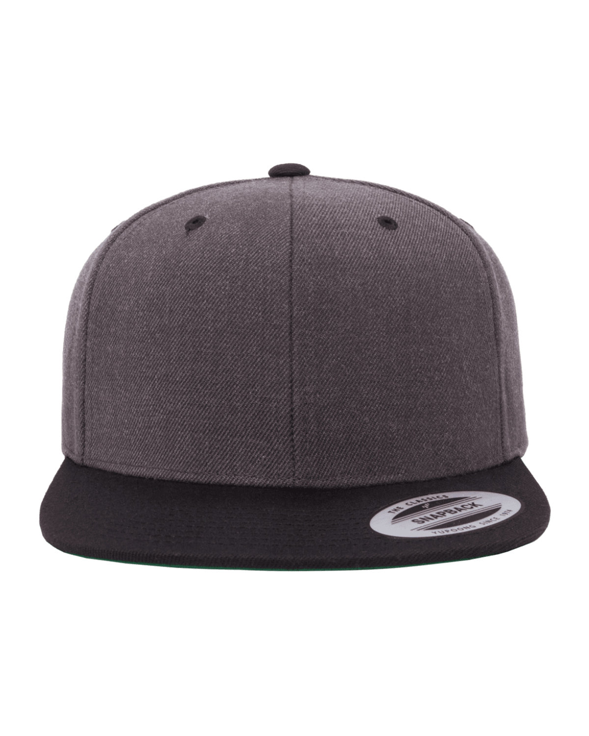 Yupoong Adult Flat Visor Classic Two-Tone Snapback Cap