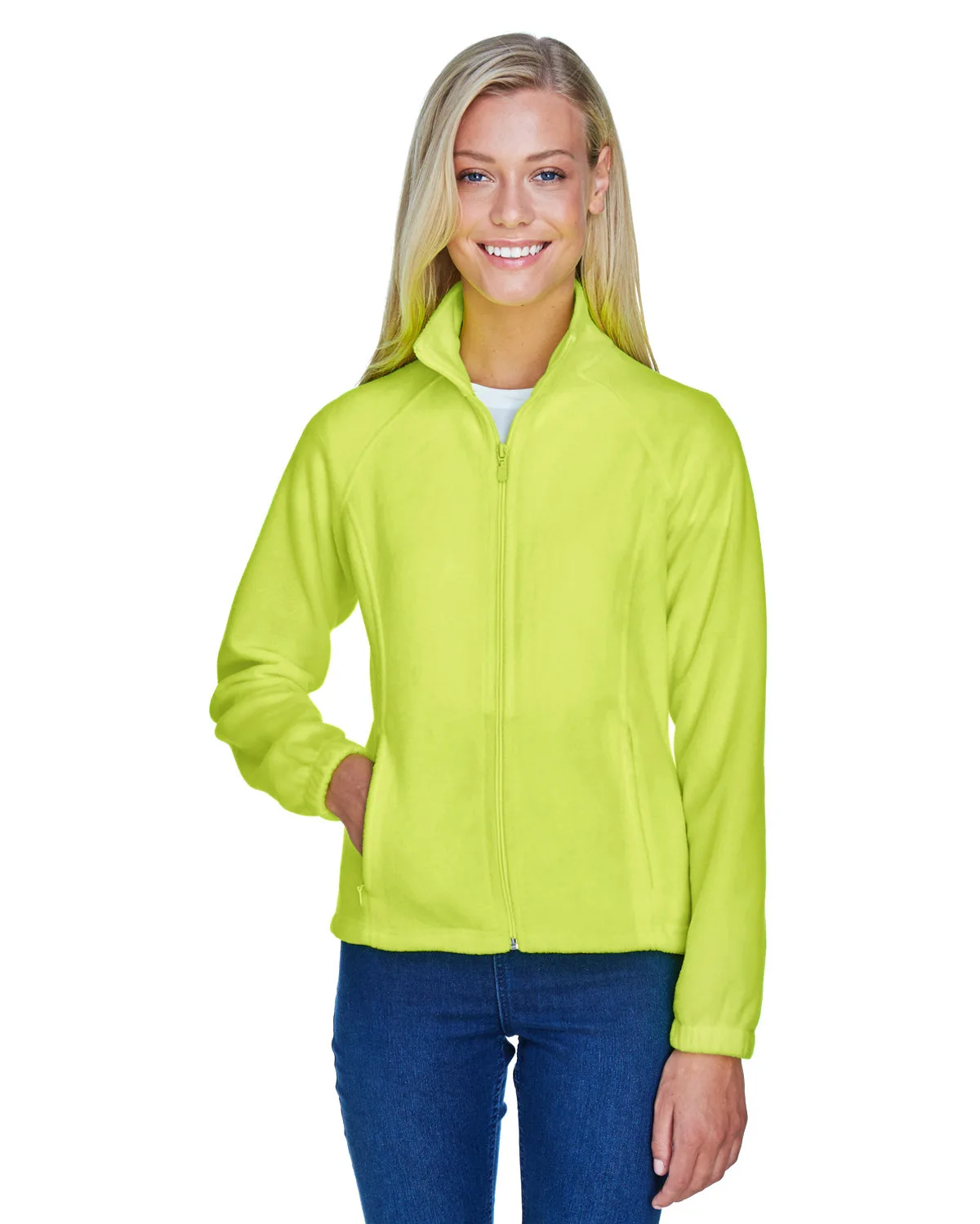 Harriton Women's Full-Zip Fleece view 6