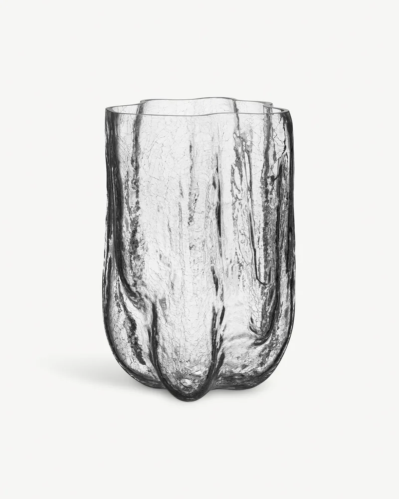 Kosta Boda Crackle Vase Xl Clear