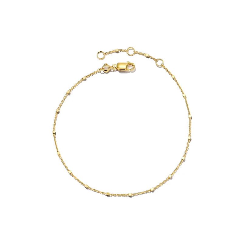 Kendra Scott Single Satellite Chain Bracelet in 18K Yellow Gold Vermeil