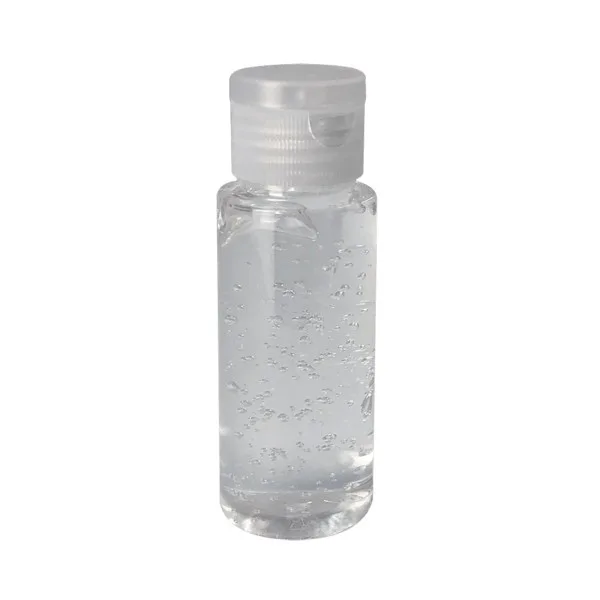 2 oz. Clear Sanitizer in Cylinder Bottle w/Clear Flip Top view 3