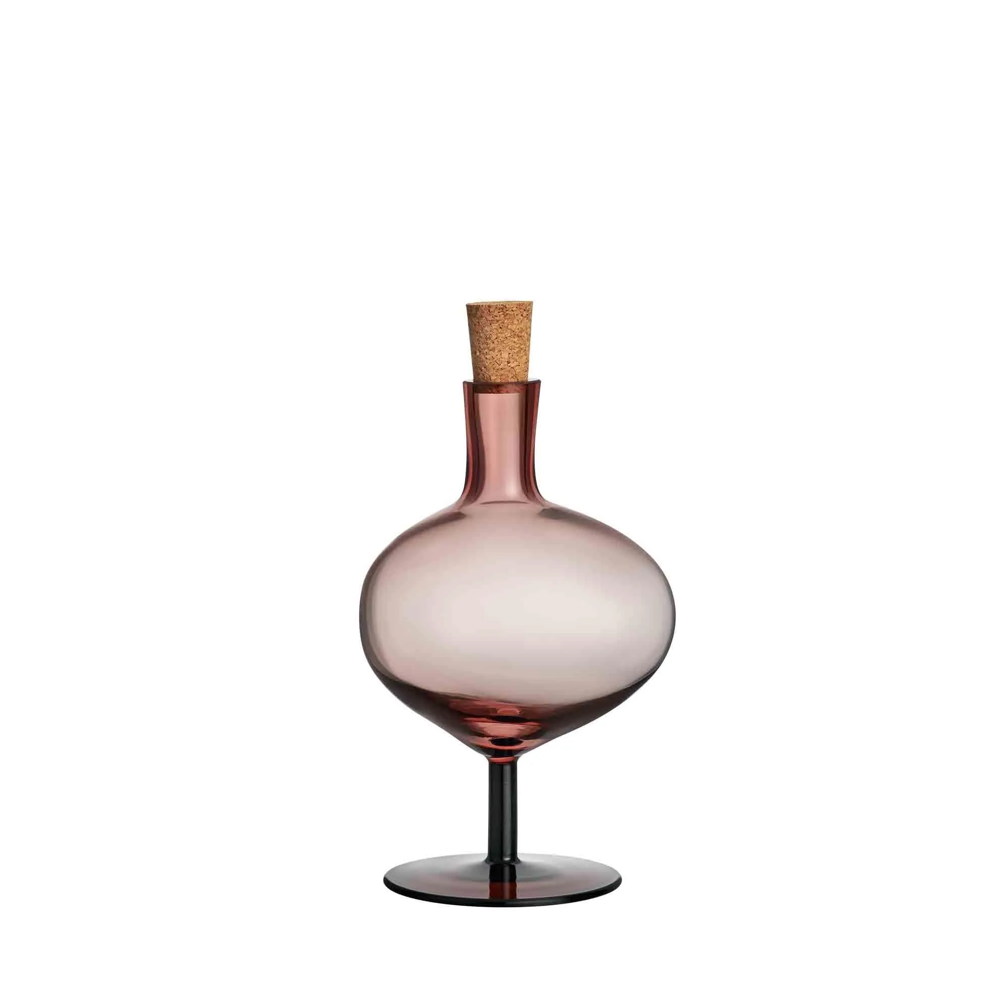 Kosta Boda Bod Bottle Burgundy Medium