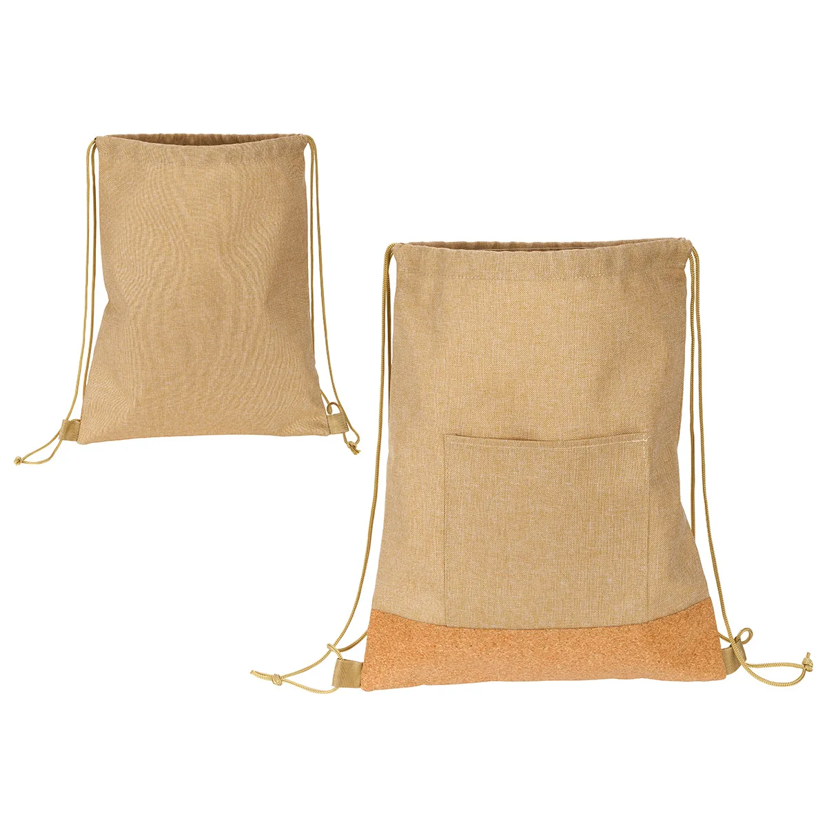 Carina RPET & Cork Drawstring Backpack view 2