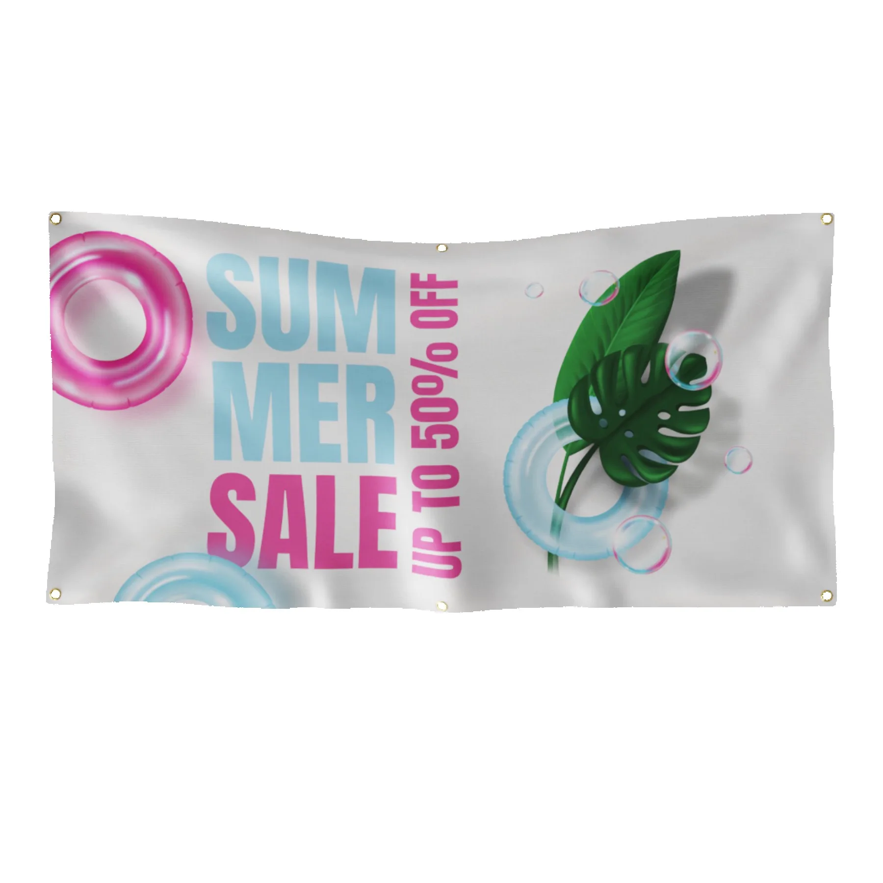 Custom Wind Flow Vinyl Banner view 2