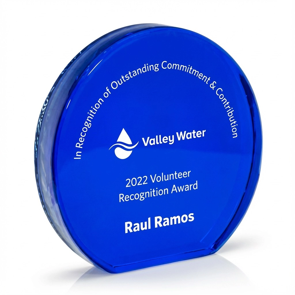 Ocean Cobalt Recycled Glass Award