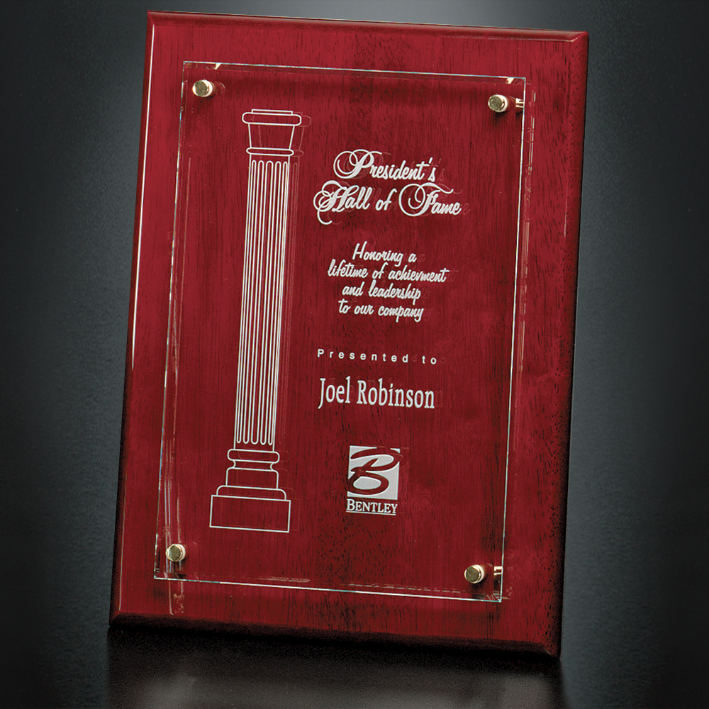 Canterbury Rosewood Plaque