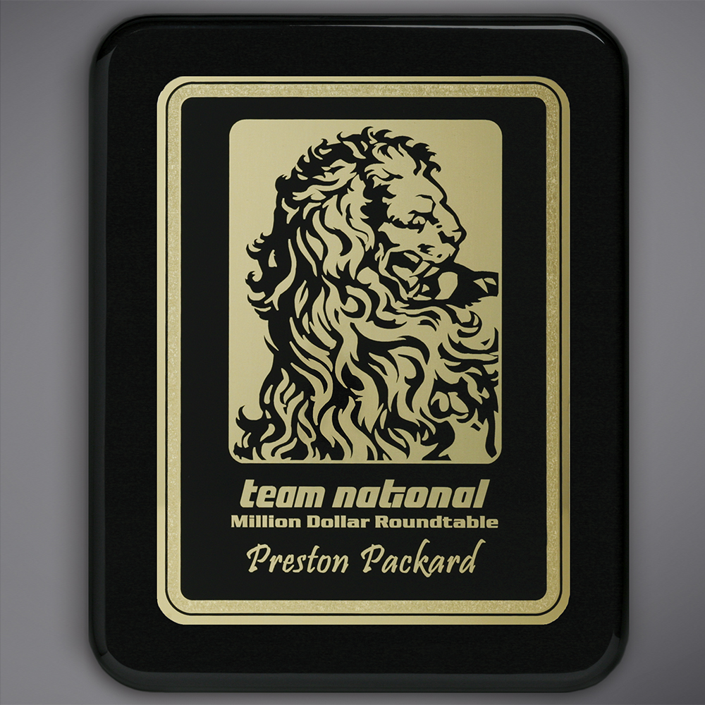 Champlain Black Plaque