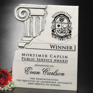 Chiseled Column Plaque