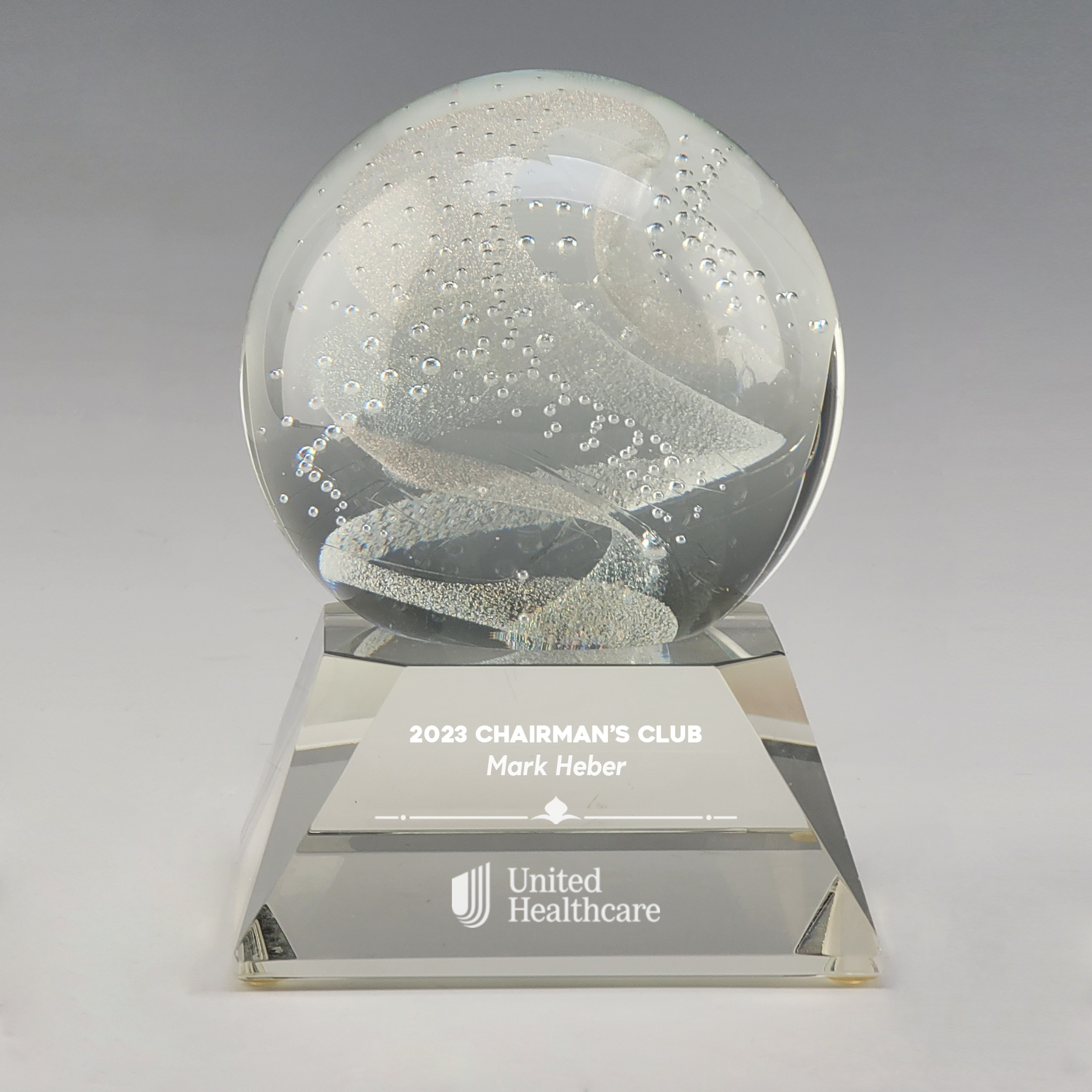 Art Glass Sphere- Carbonated