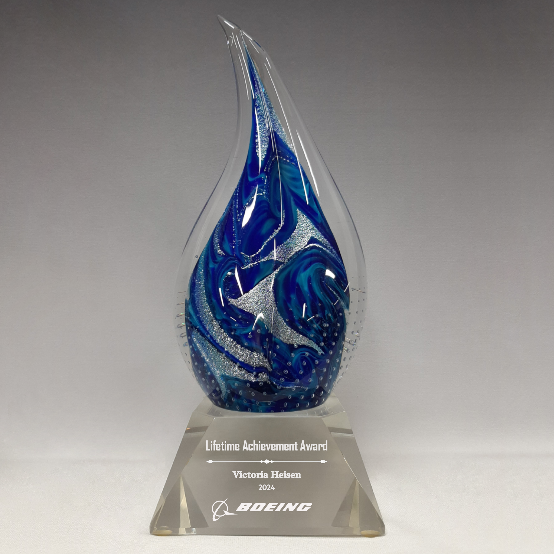 Art Glass Peak- Blue