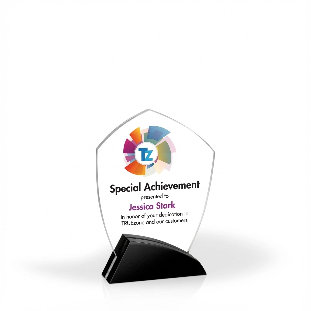 Laurel Shield Acrylic Award, 5x7