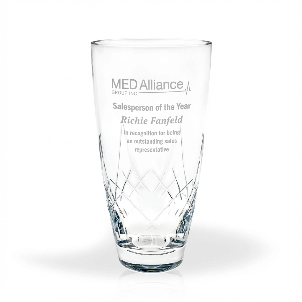 Cassandra Crystal Vase - Large