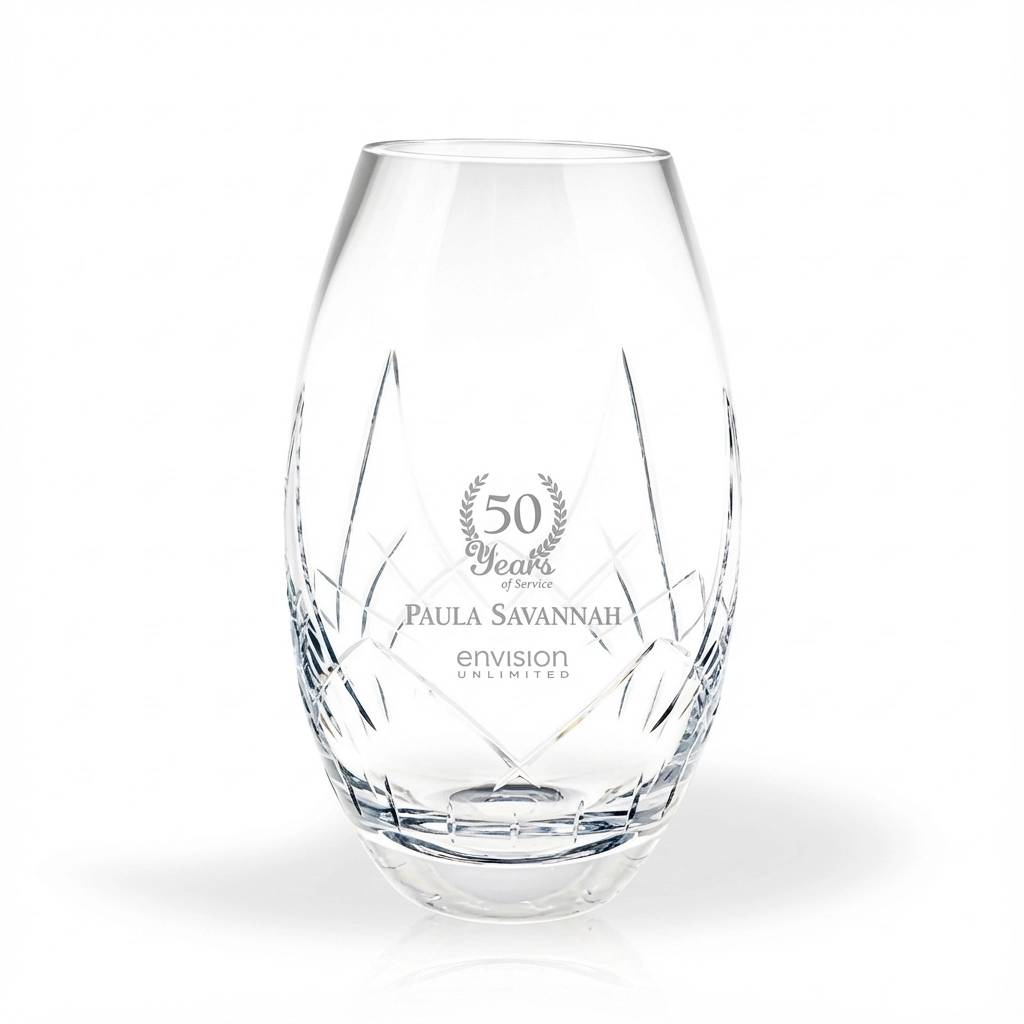 Atticus Crystal Vase - Large