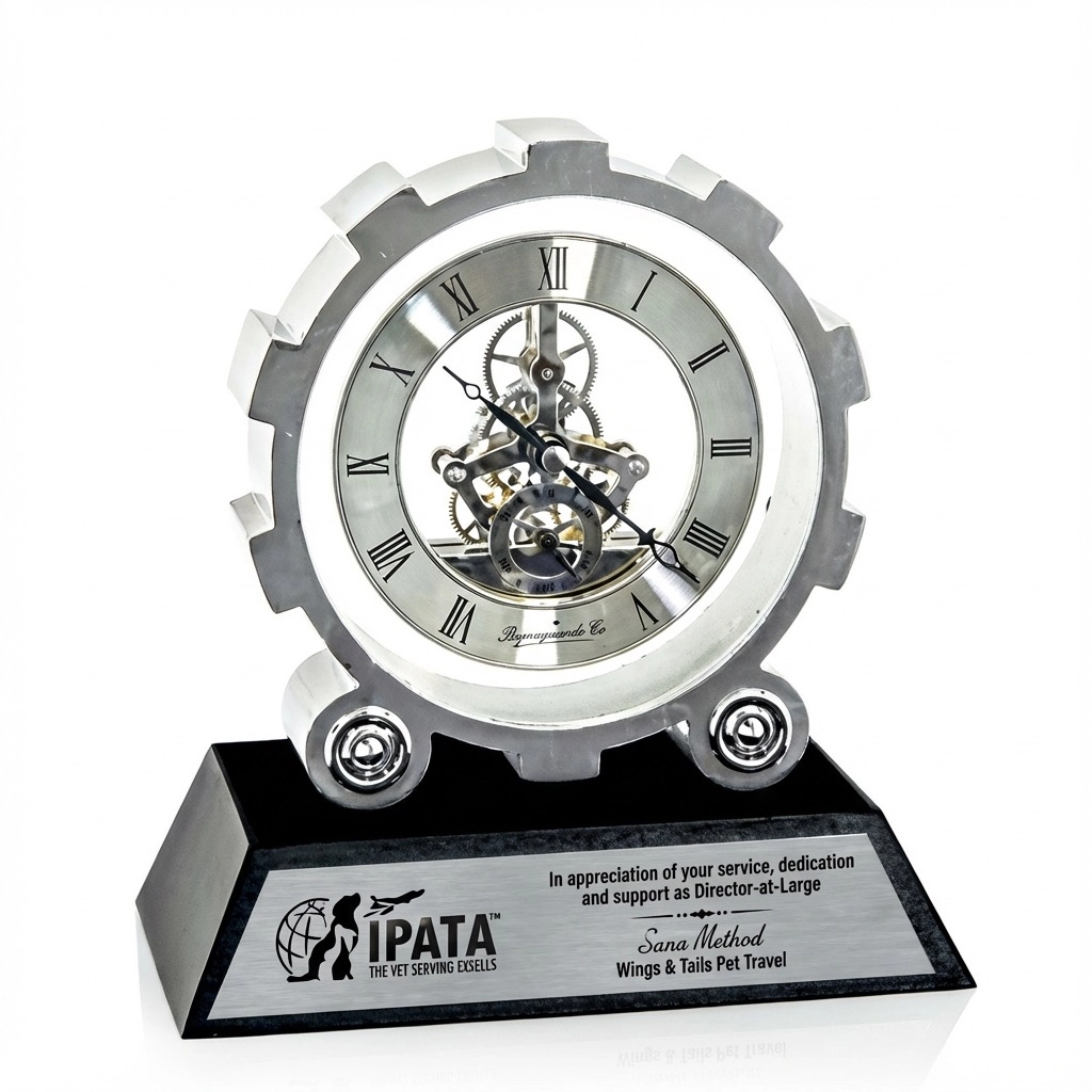 Futuro Metal Desk Clock