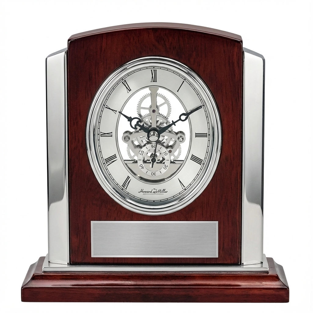 Tempus Rosewood Desk Clock