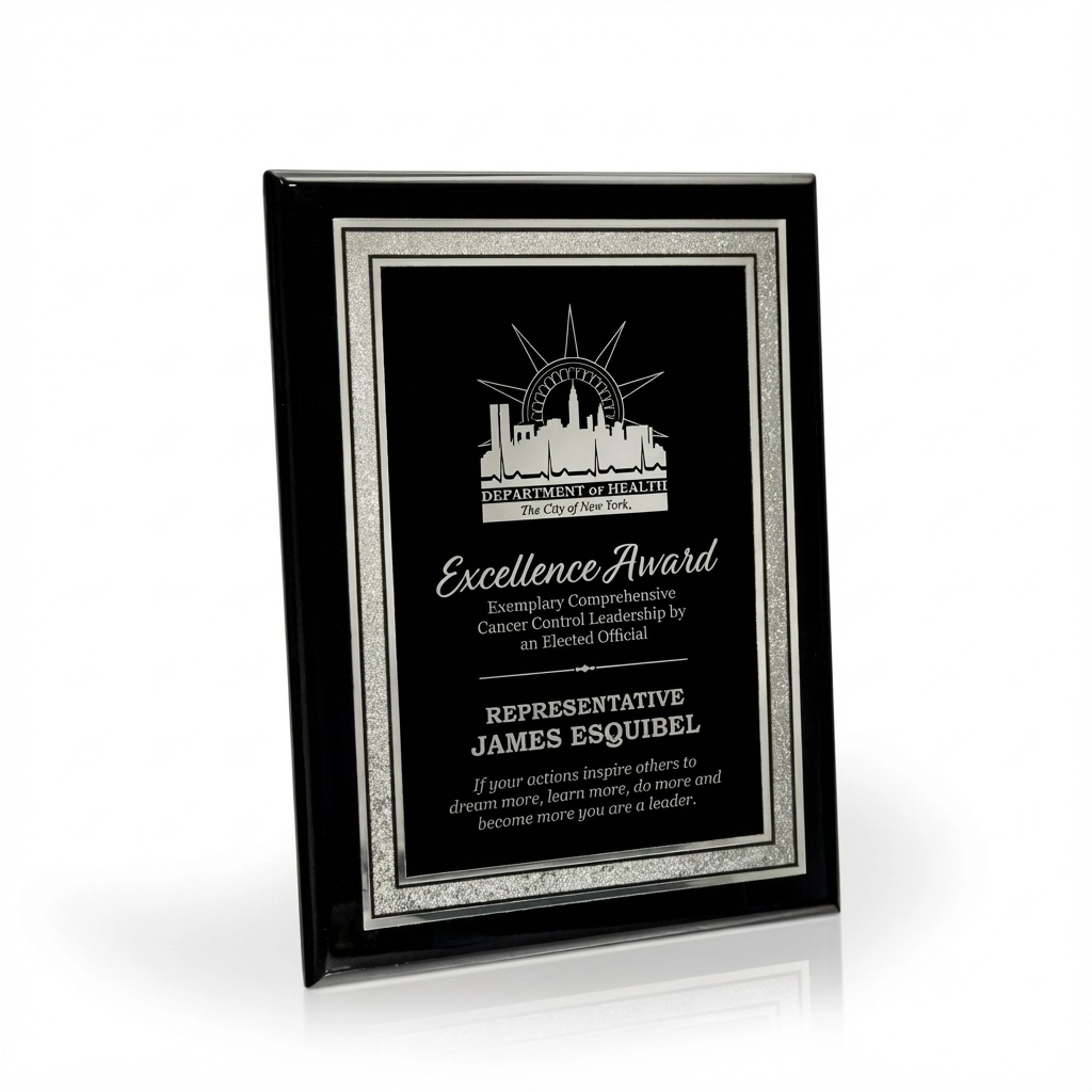 Gregor Black Piano Plaque