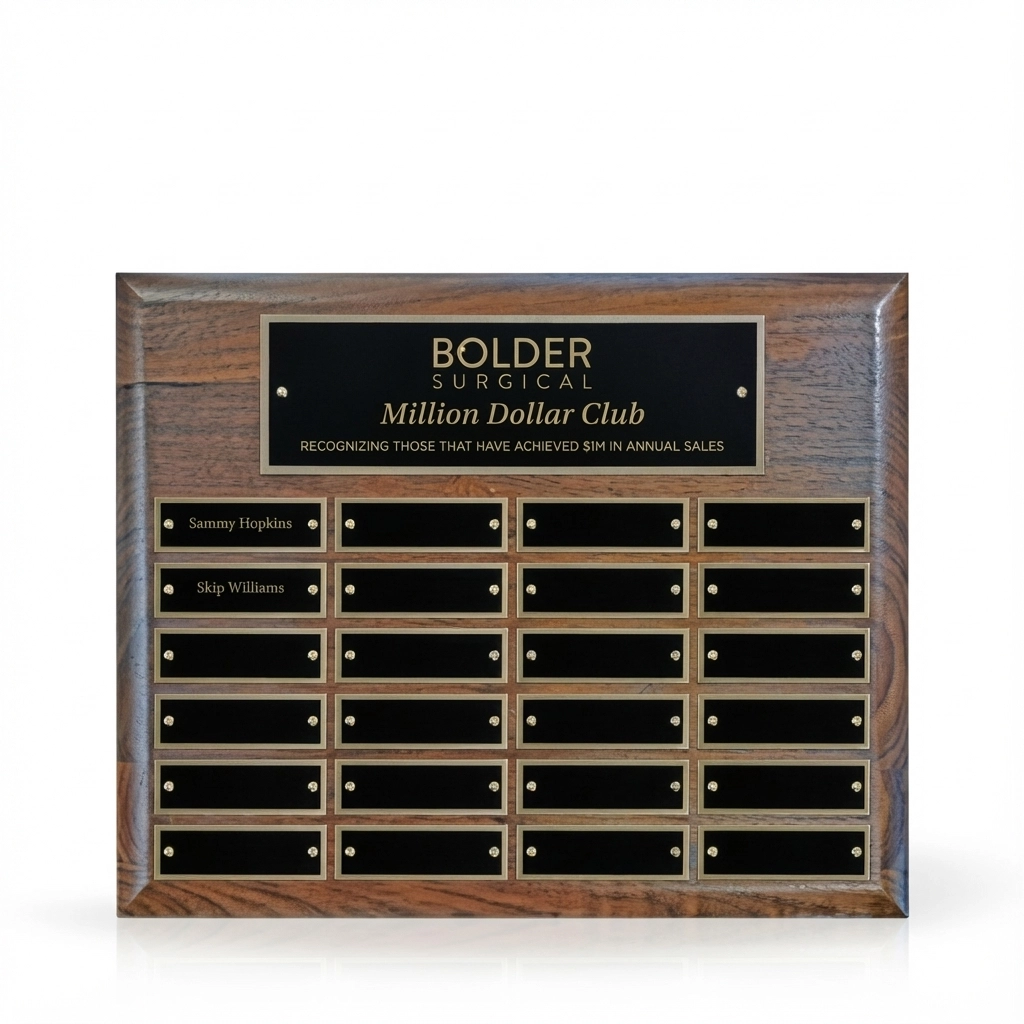Briarwood Walnut Perpetual Award Plaque