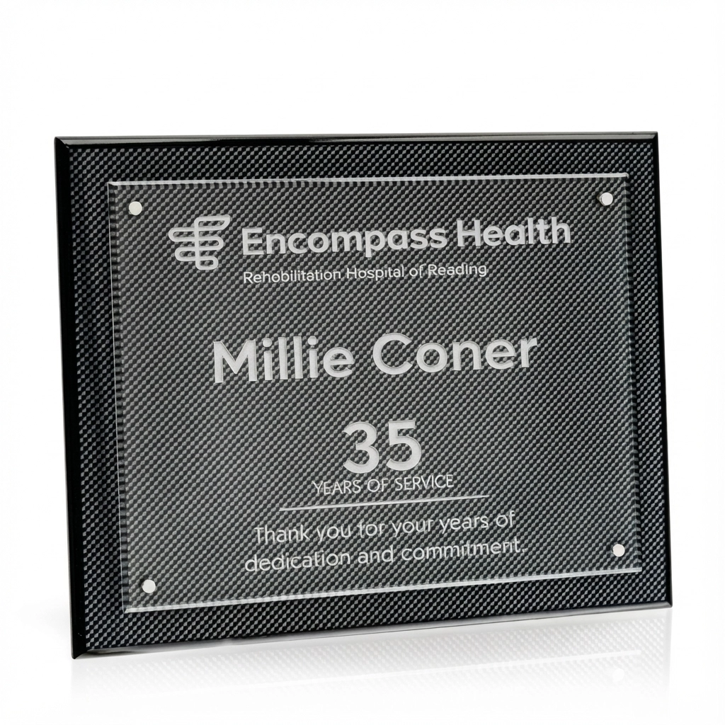 Craig Carbon Fiber Plaque - 10.5x13