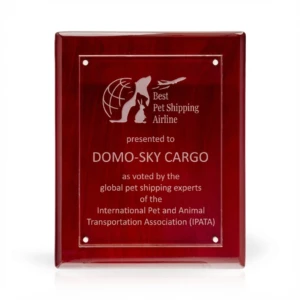 Maxwell High Gloss Rosewood Plaque, 8x10