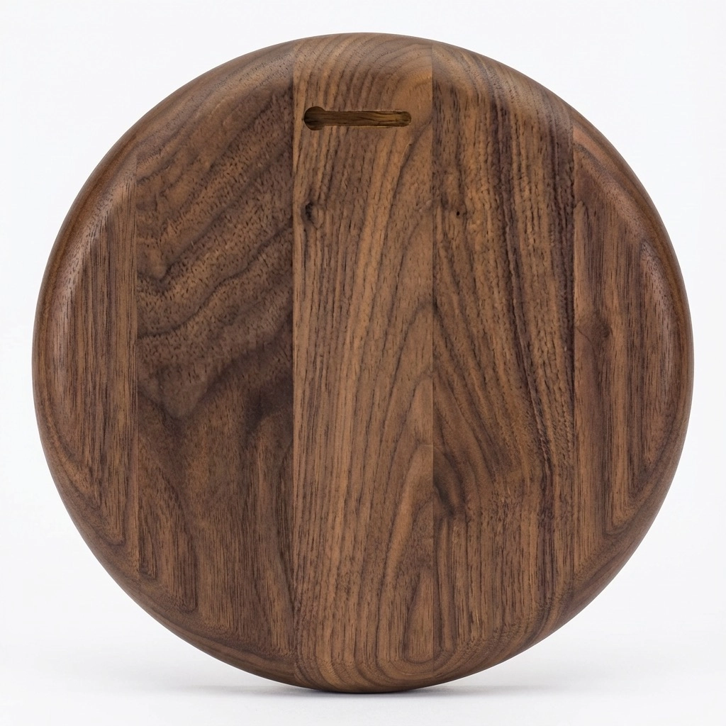 La Noix Round Wood Plaque, 9.5"