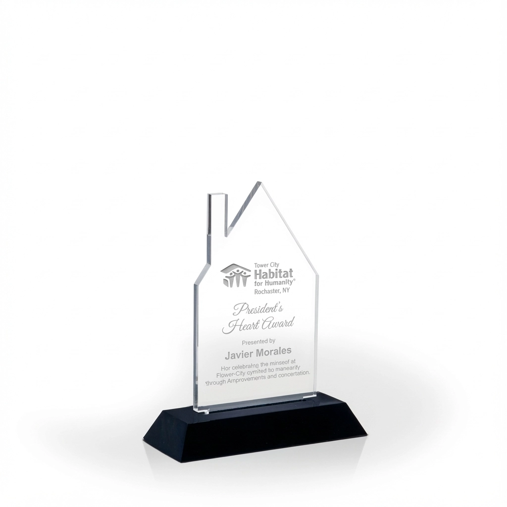 Homestead Award with Black Wood Base