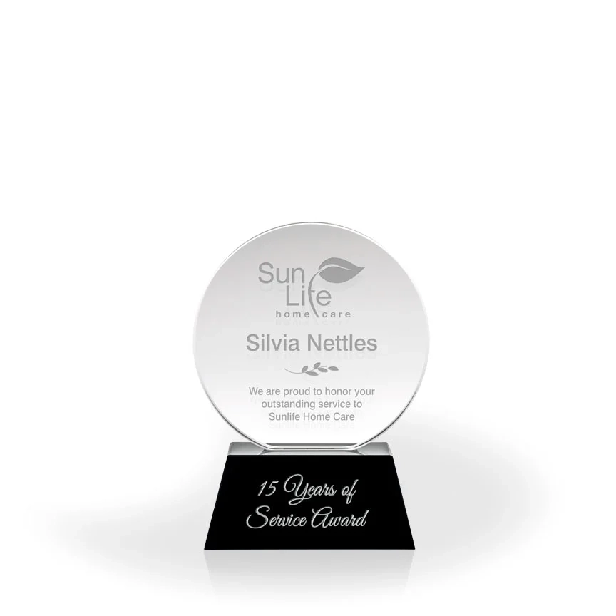 angelique-clear-circle-on-black-base