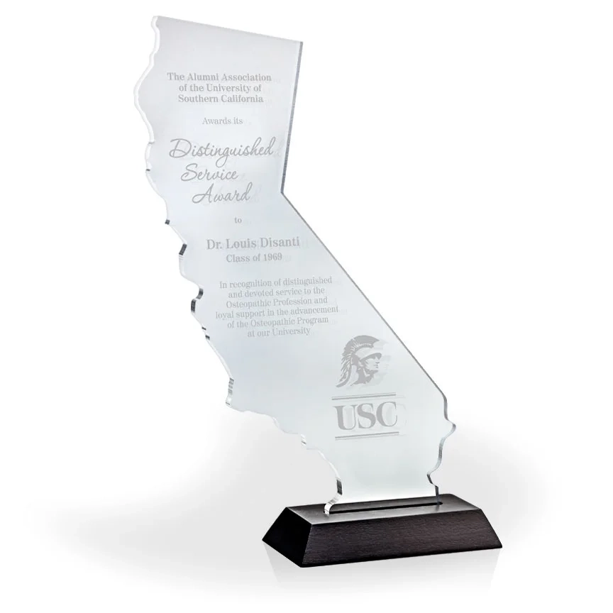 california-award-with-black-wood-base-engraved